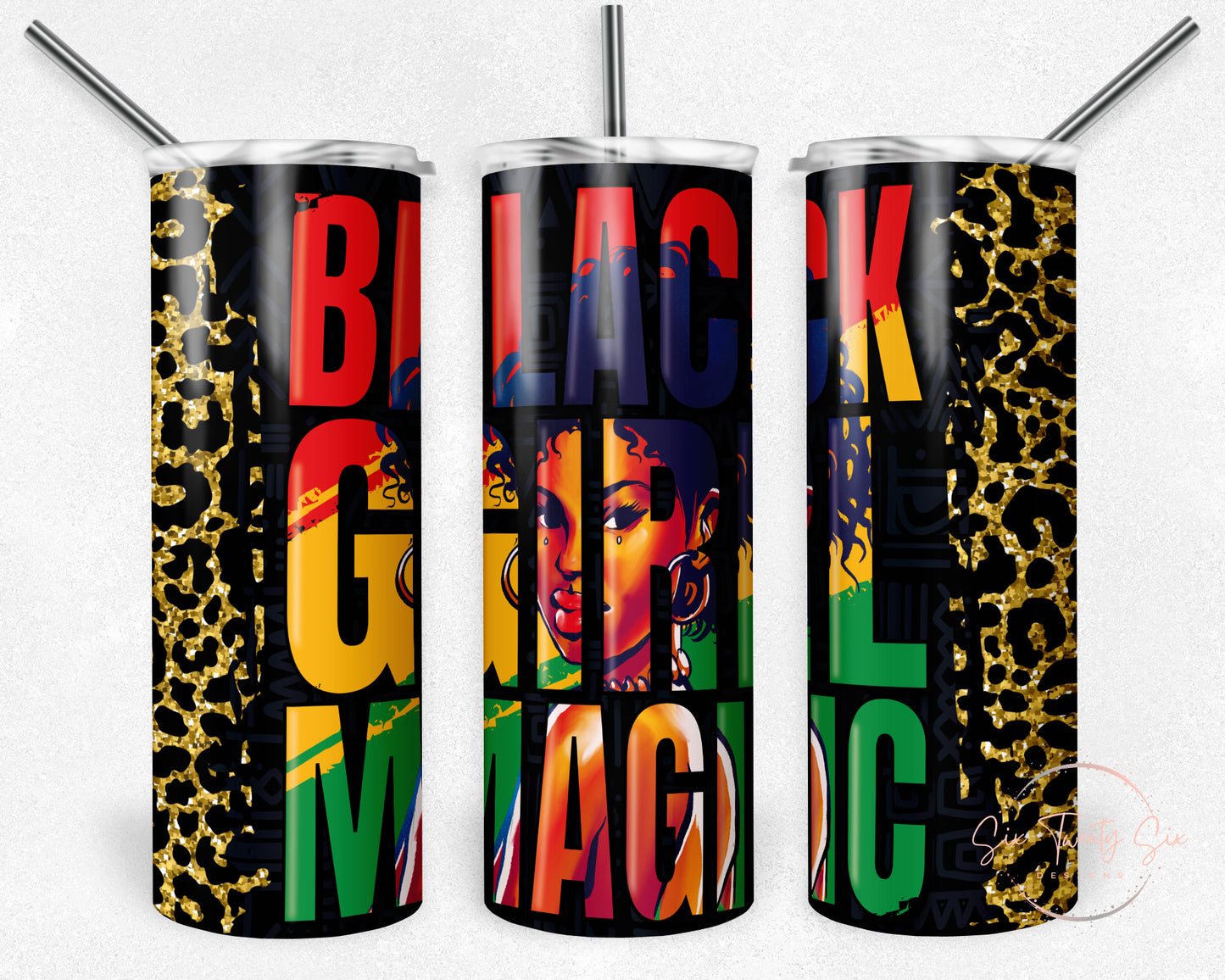 Black Girl Magic 20 0z Tumbler