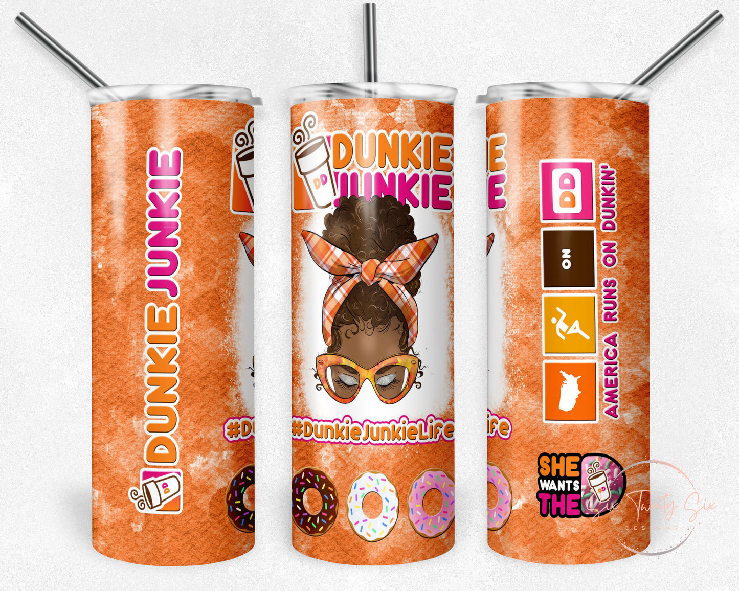 Dunkie Junkie 20 0z Tumbler