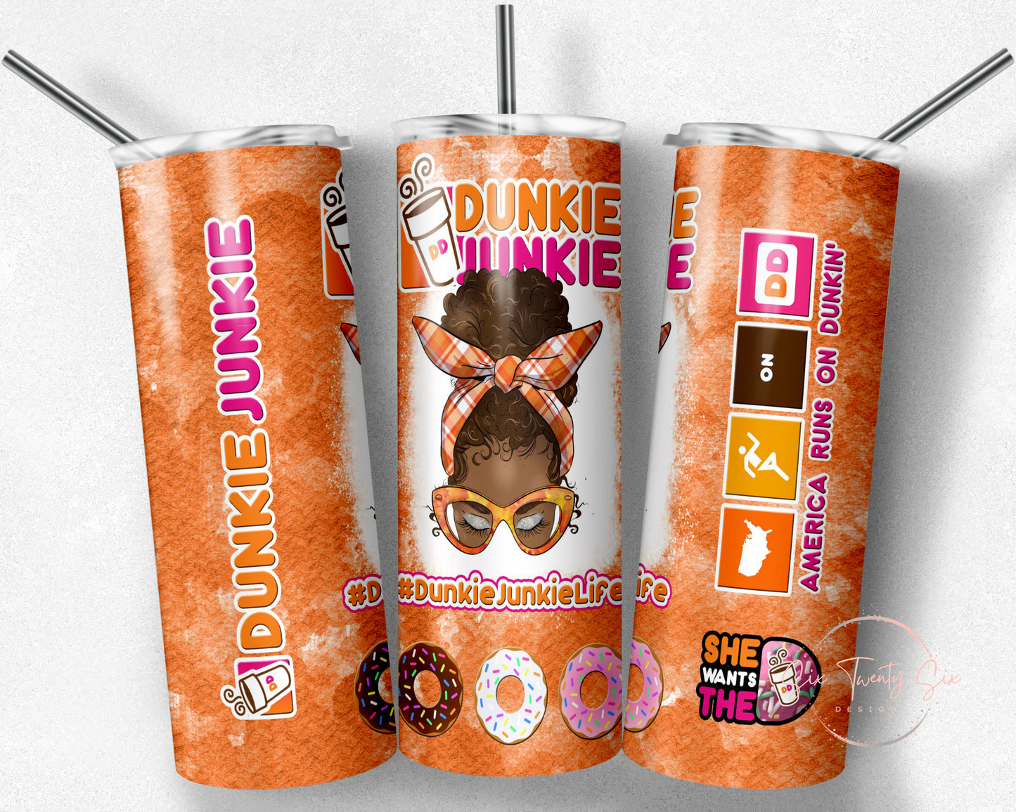 Dunkie Junkie 20 0z Tumbler