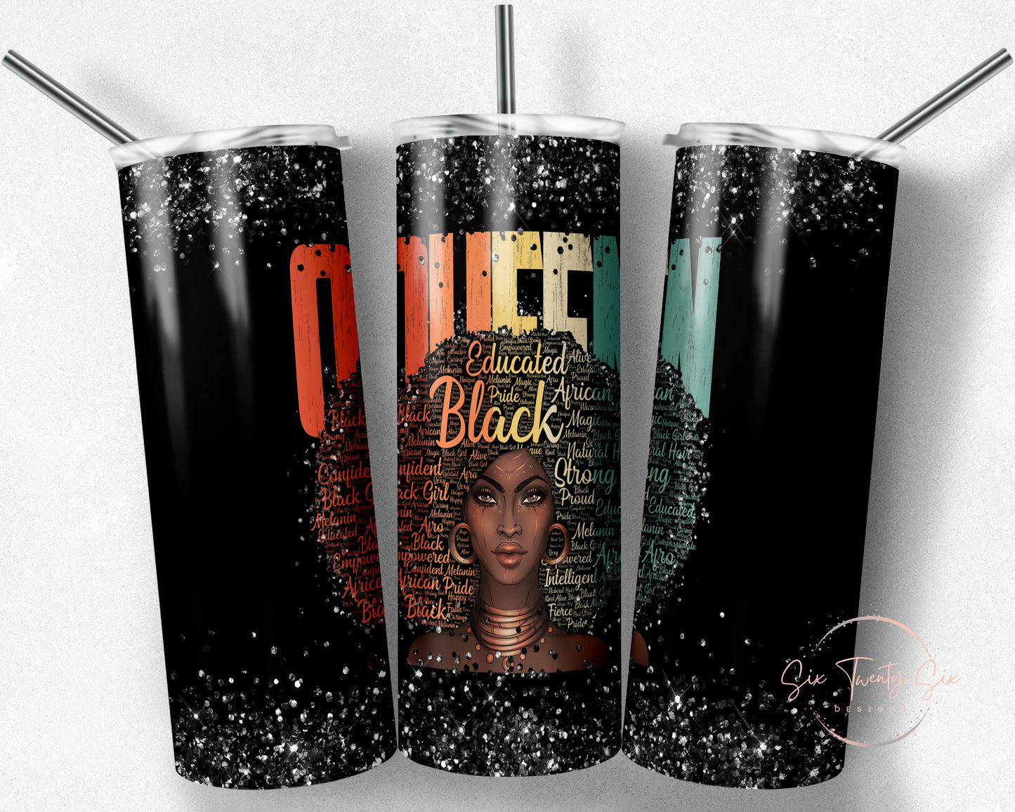 Black Queen 20 0z Tumbler