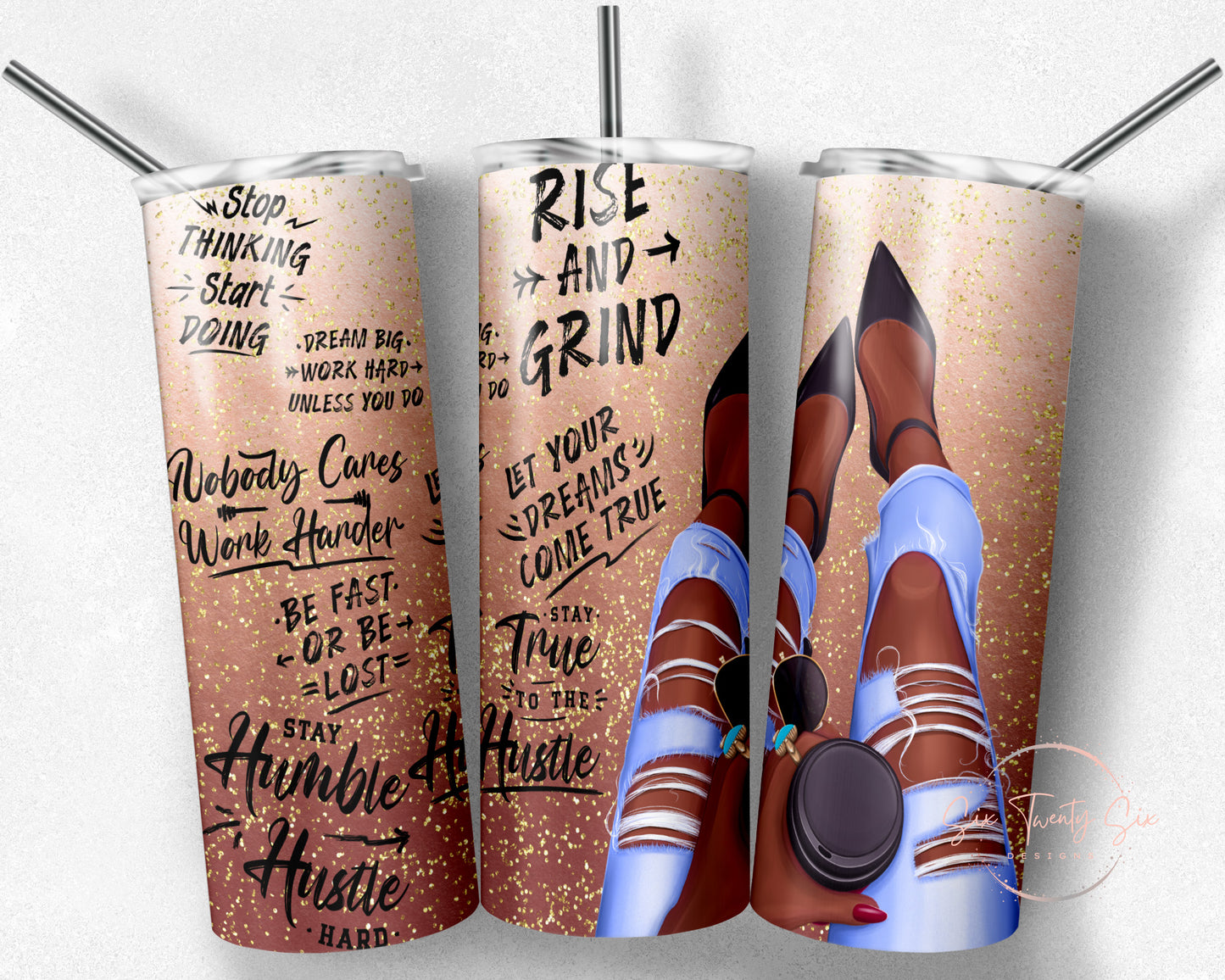 Rise and Grind 20 0z Tumbler