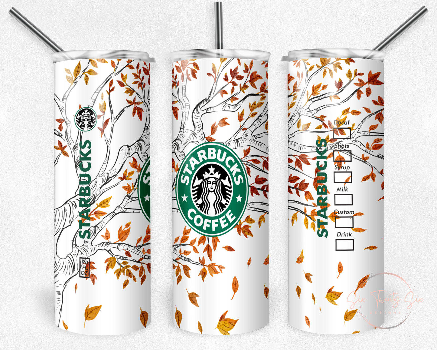 Starbucks Autumn Leaves Tumbler