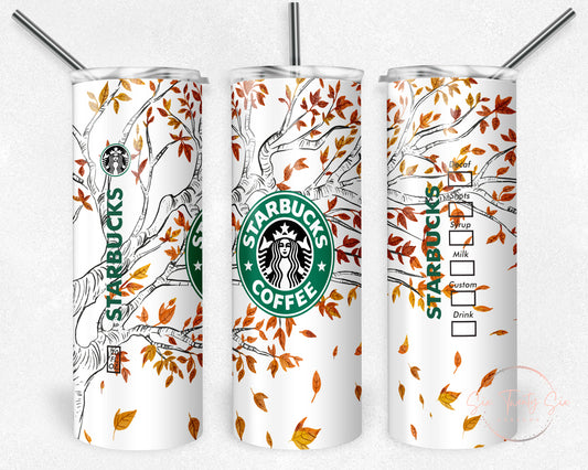 Starbucks Autumn Leaves Tumbler