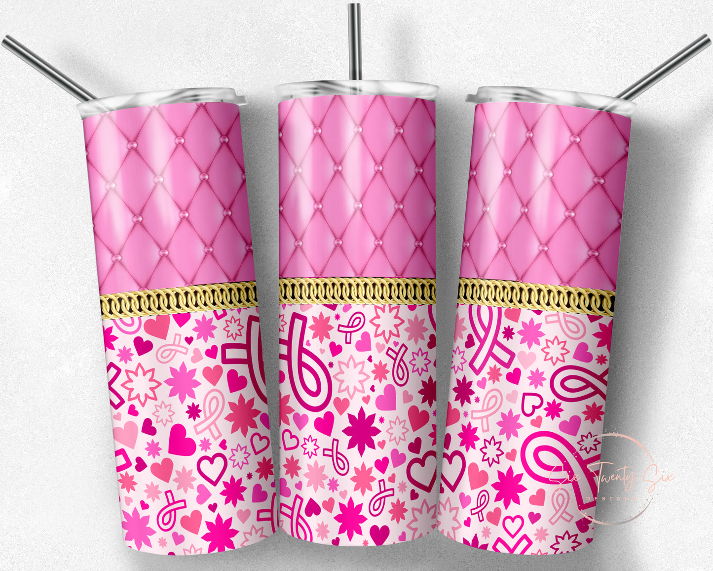 Breast Cancer Pink Tumbler