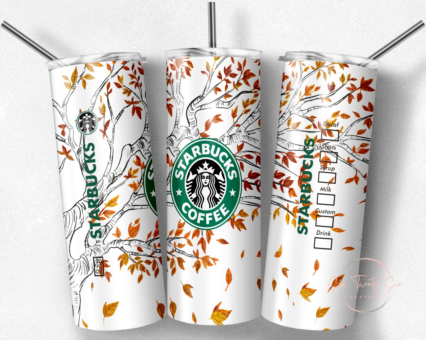 Starbucks Autumn Leaves Tumbler