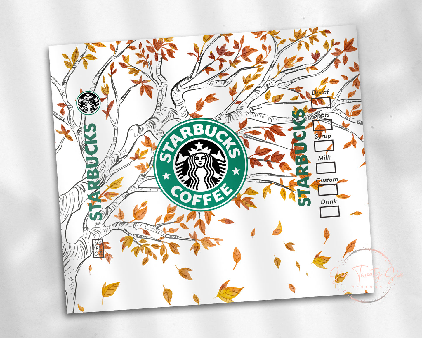 Starbucks Autumn Leaves Tumbler