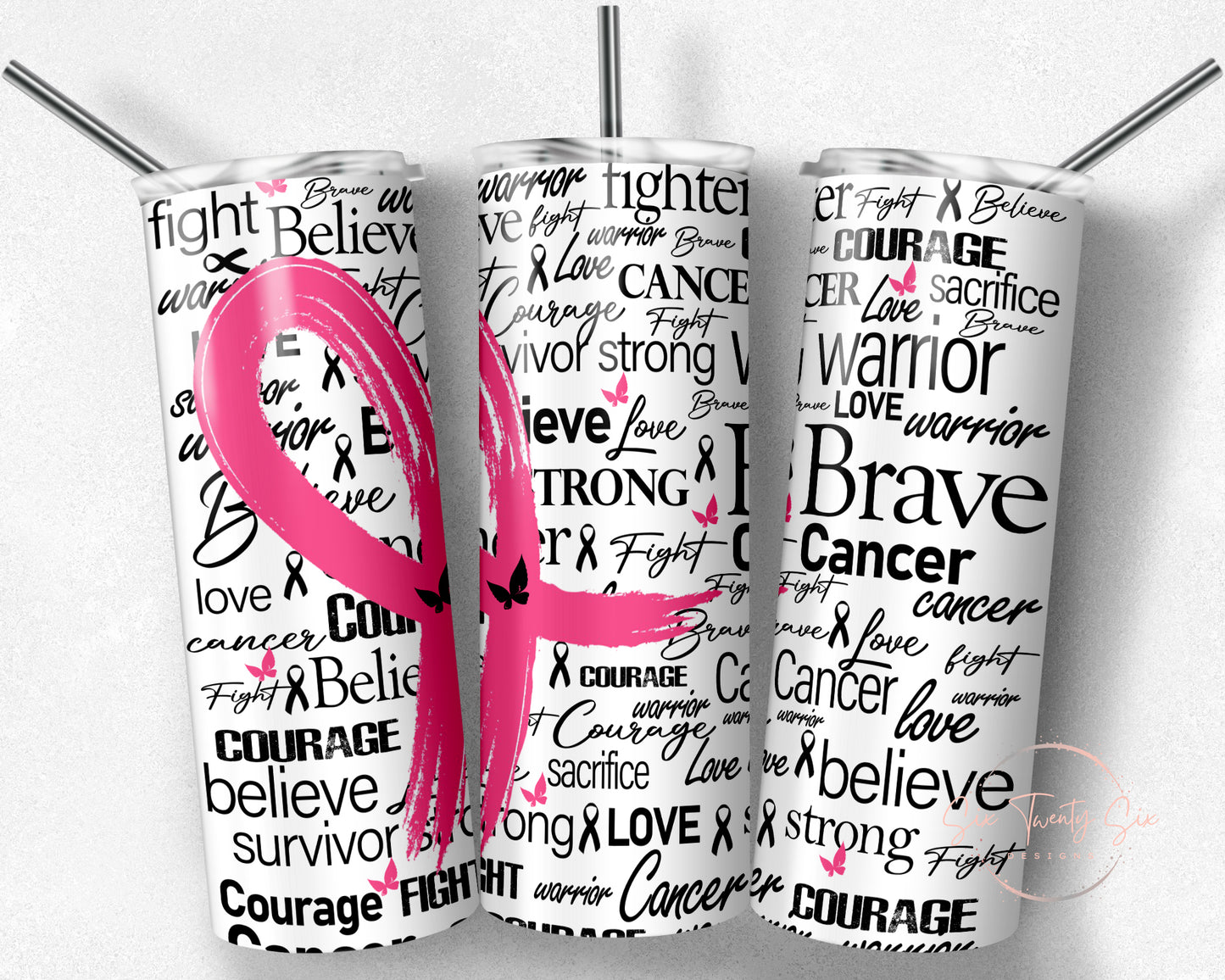 Pink Ribbon Tumbler