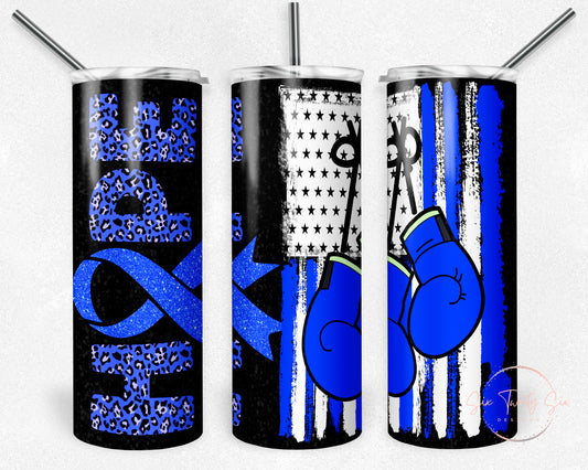 Blue Hope Tumbler