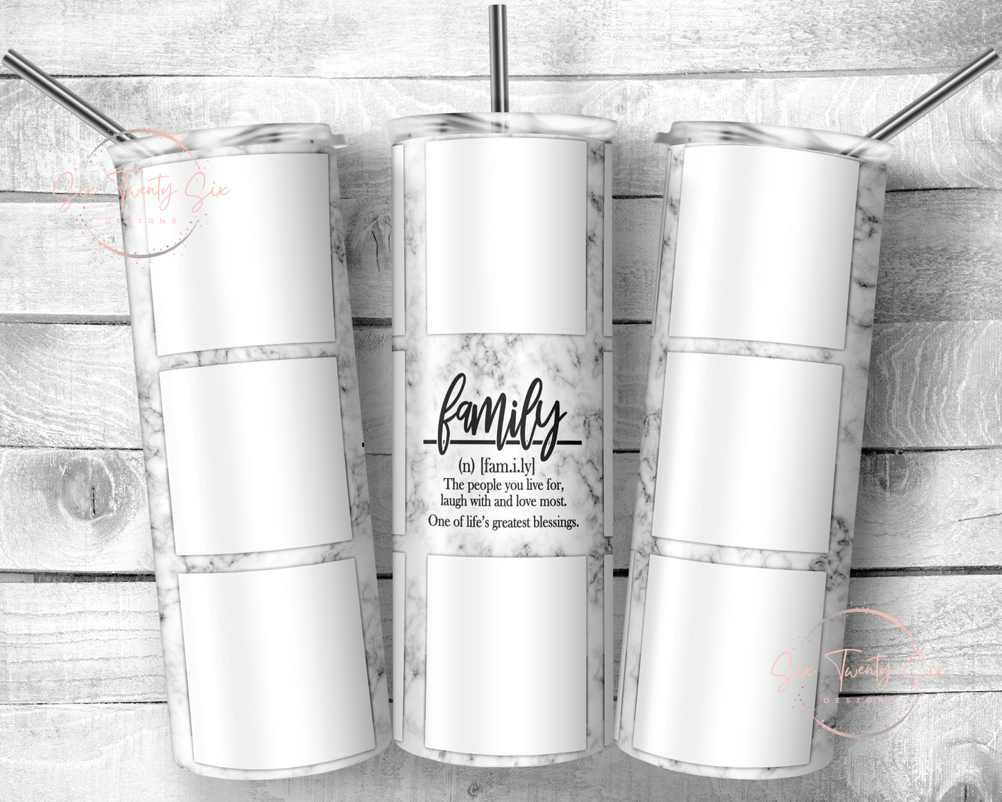 Family Photo Tumbler