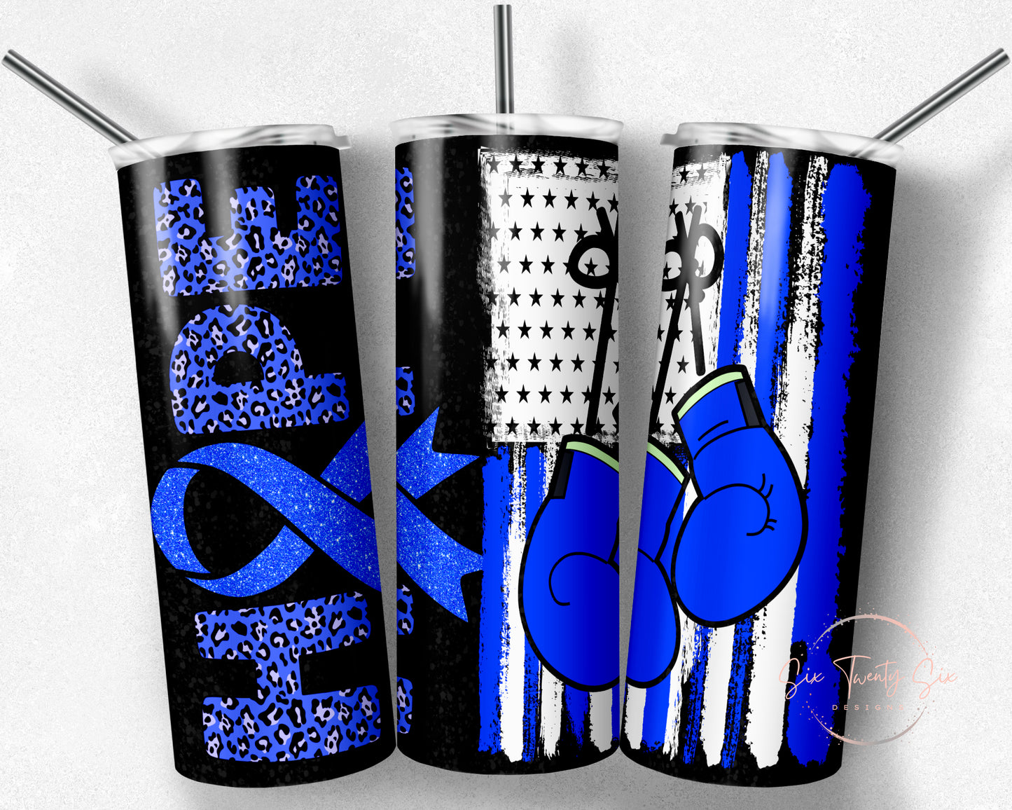 Blue Hope Tumbler