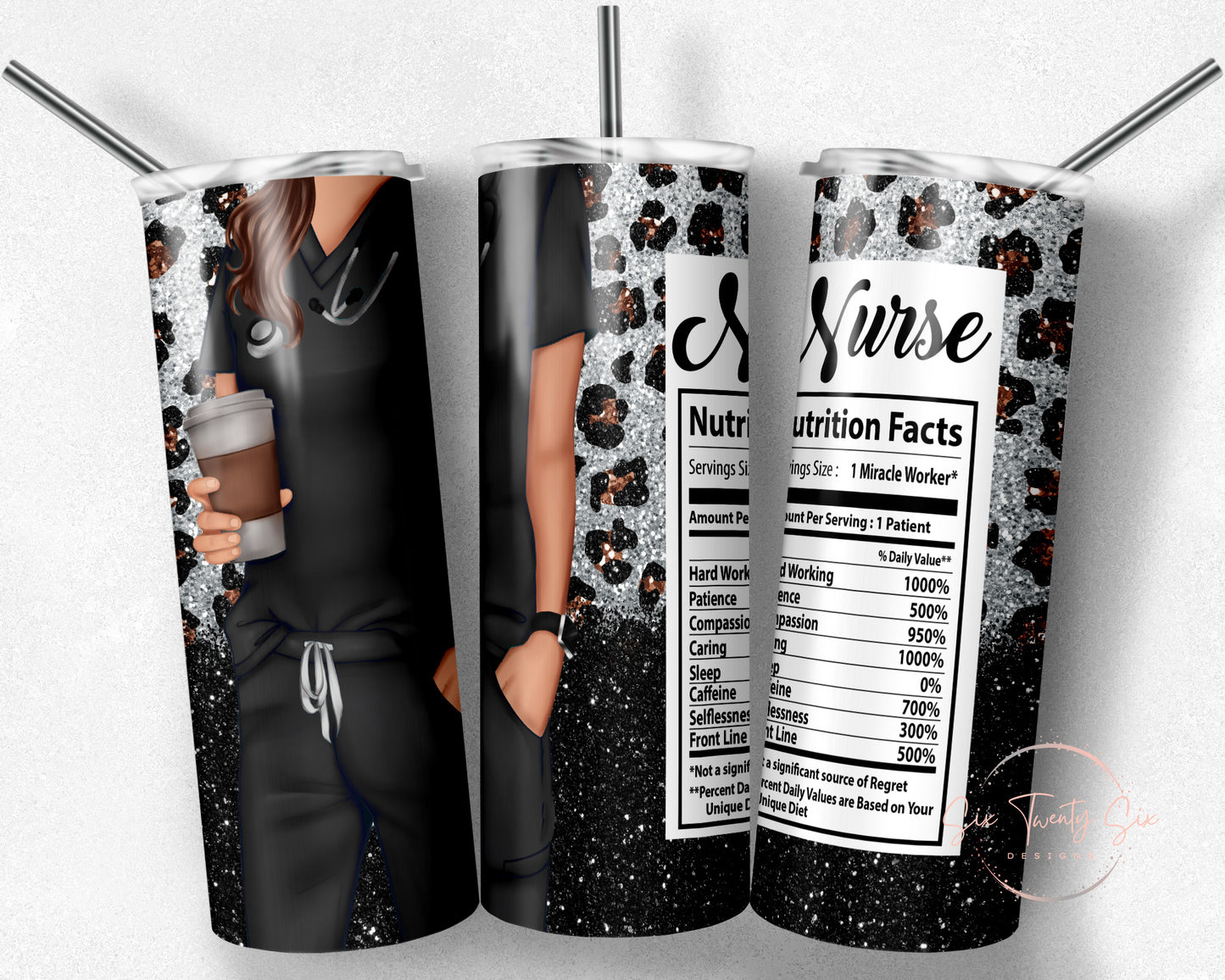 Nurse Nutrition Facts Tumbler