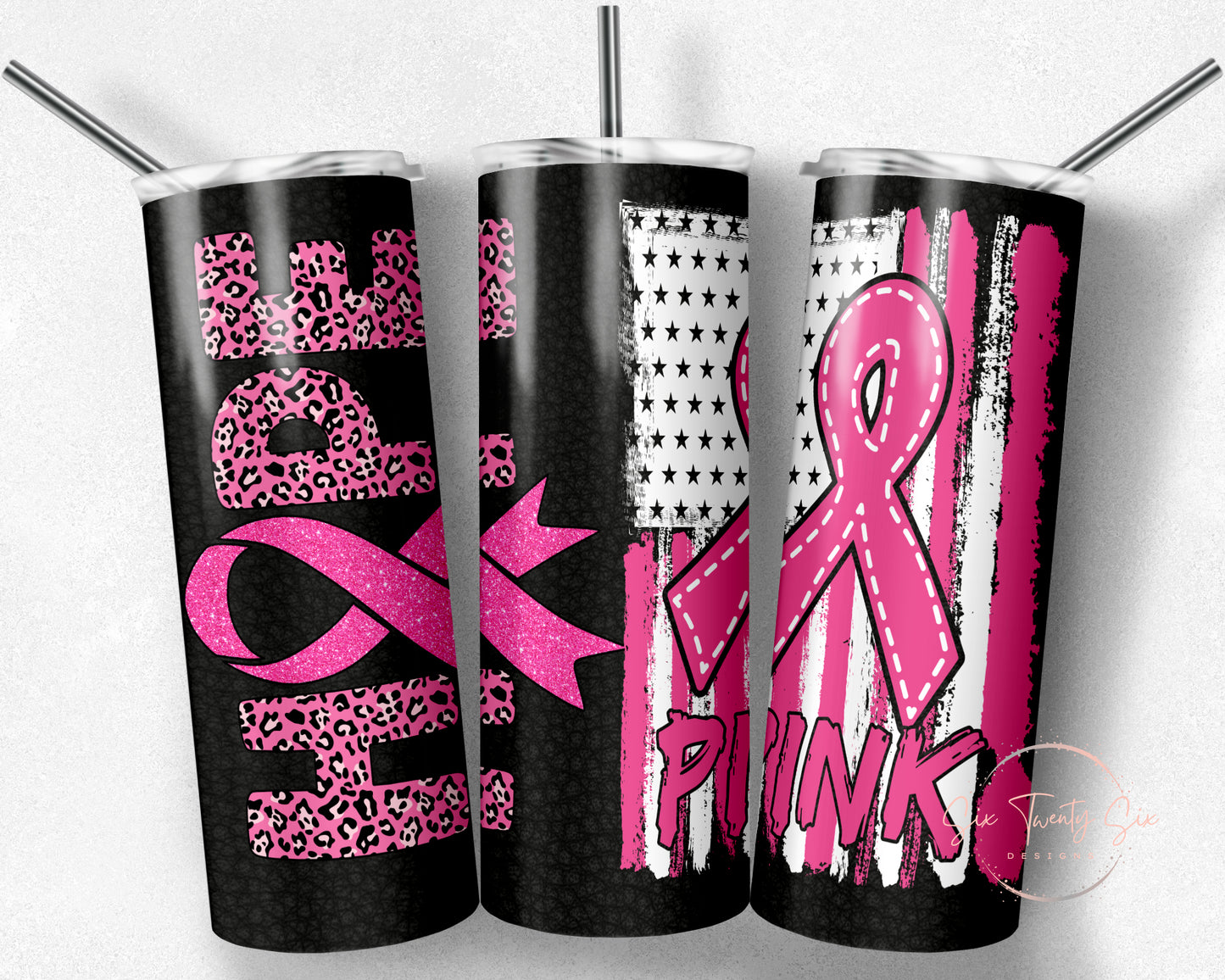 Hope Pink Ribbon Tumbler