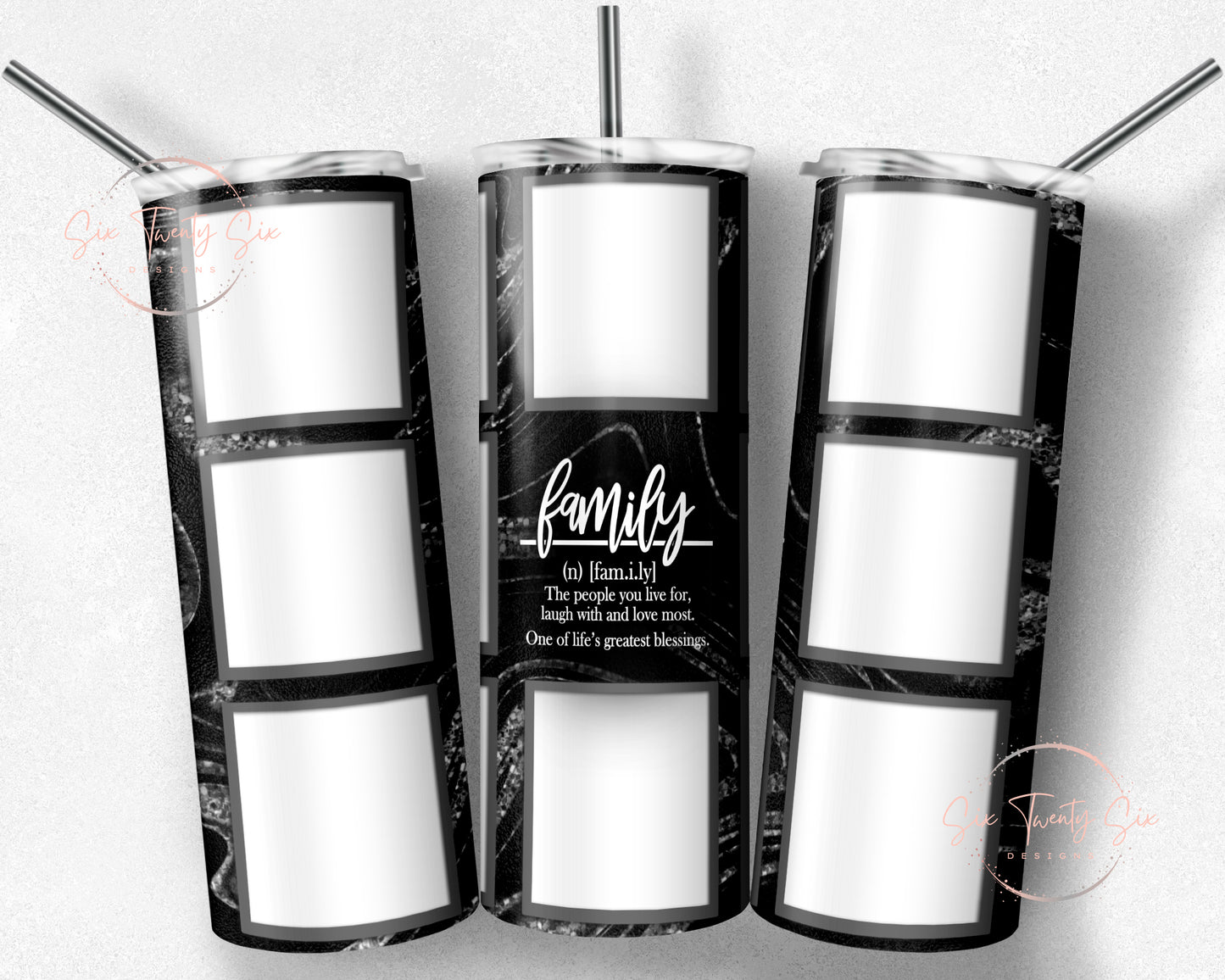 Family Photo Tumbler