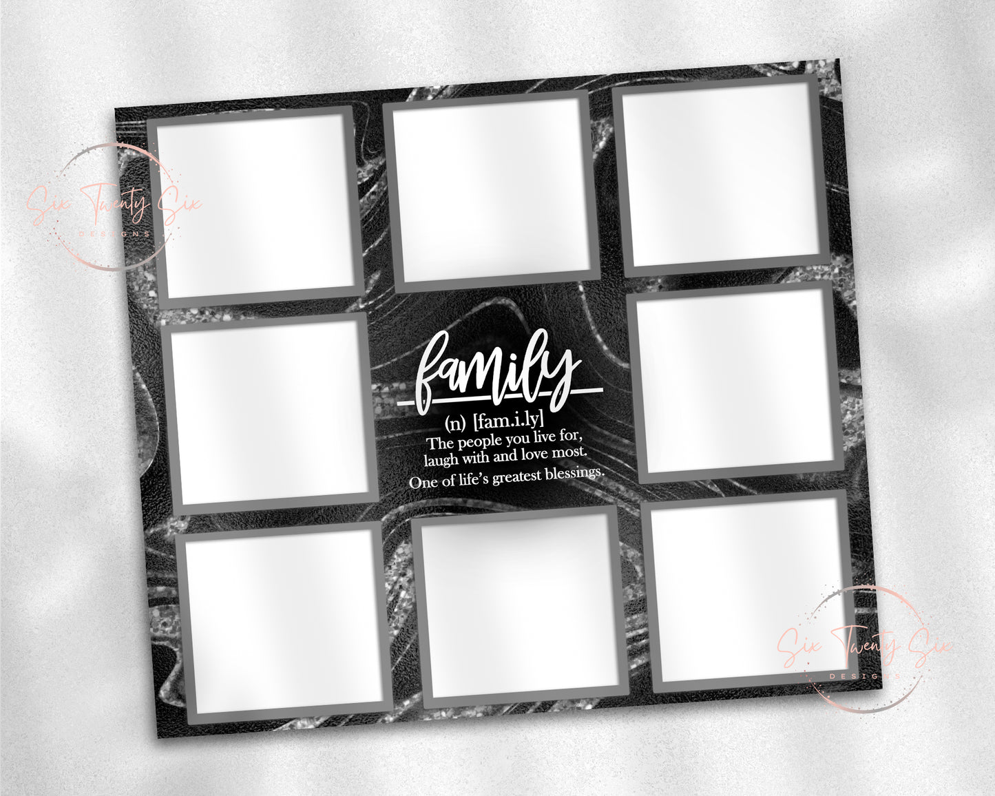 Family Photo Tumbler