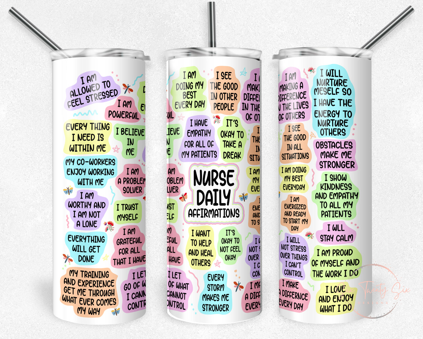 Nurse Affirmations Tumbler