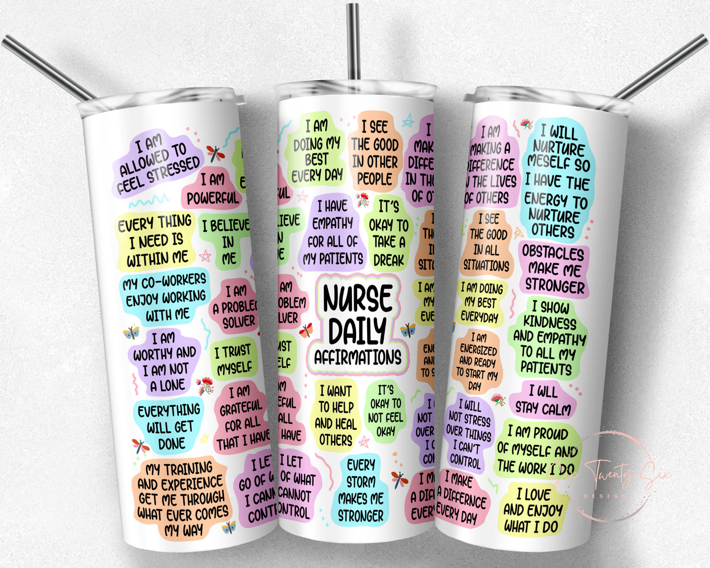 Nurse Affirmations Tumbler