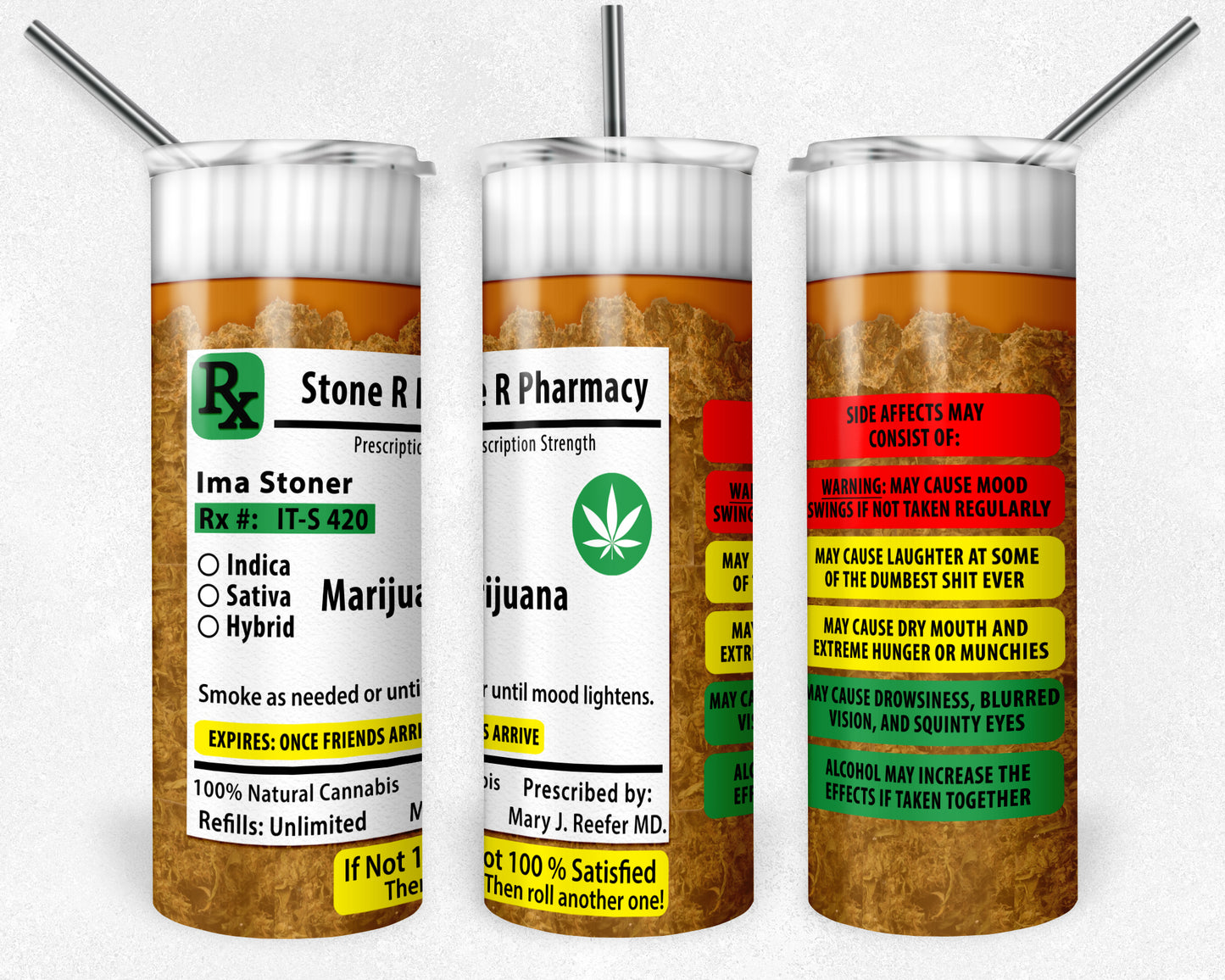 Cannabis Prescription Tumbler