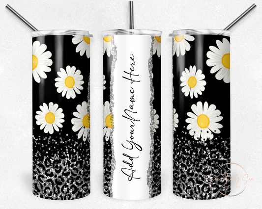 Add Your Name: Daisies Tumbler