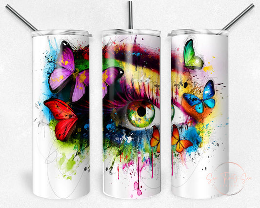 Butterfly Eye Tumbler