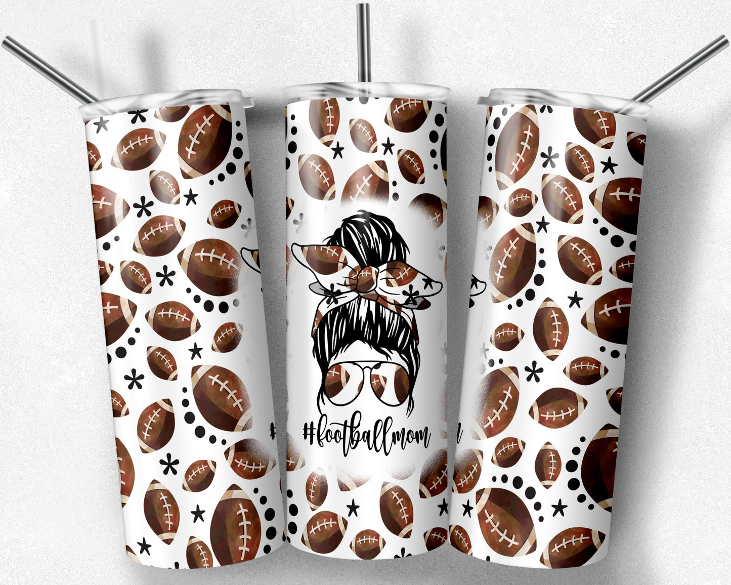 Football Mom Tumbler