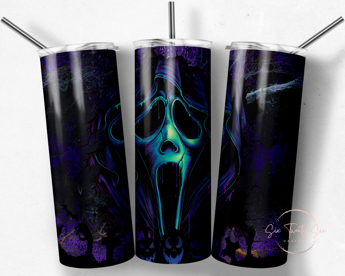 Ghost Face Tumbler