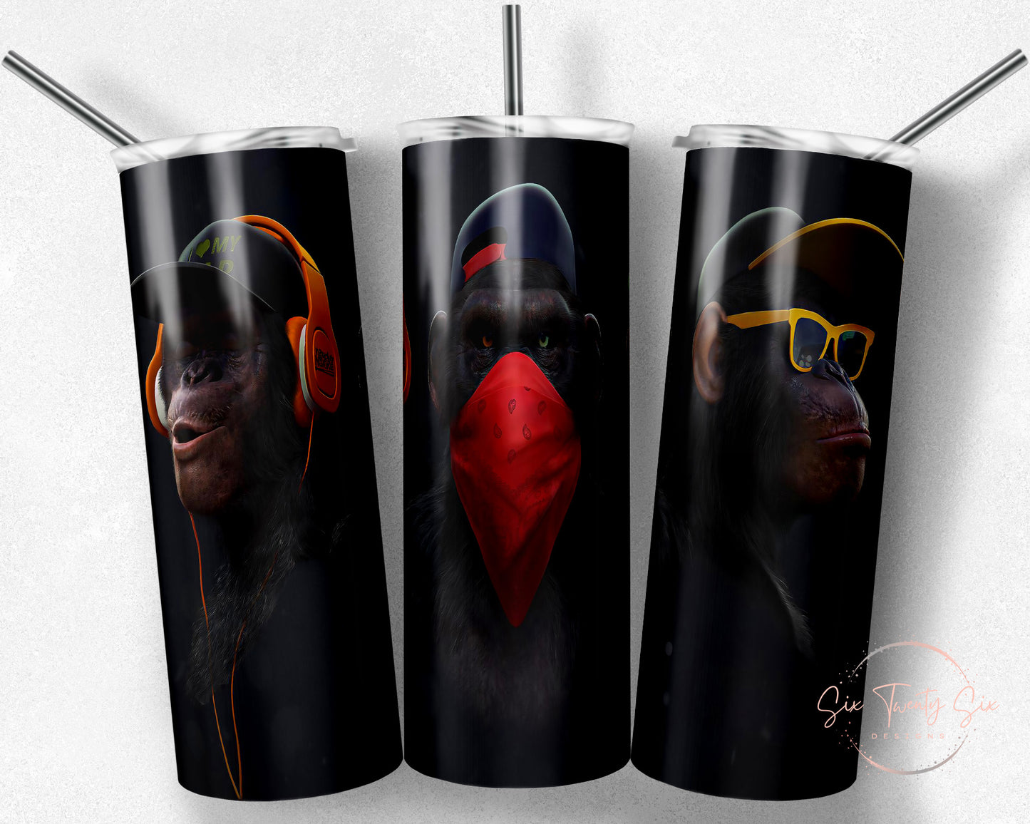 Hear, See, Speak No Evil Tumbler