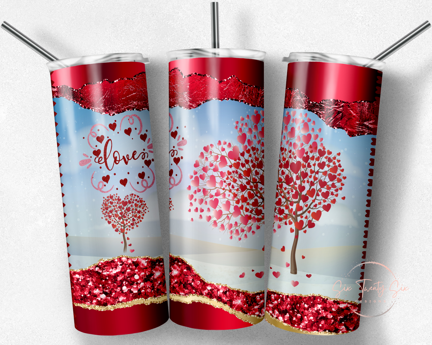 Heart Tree Tumbler