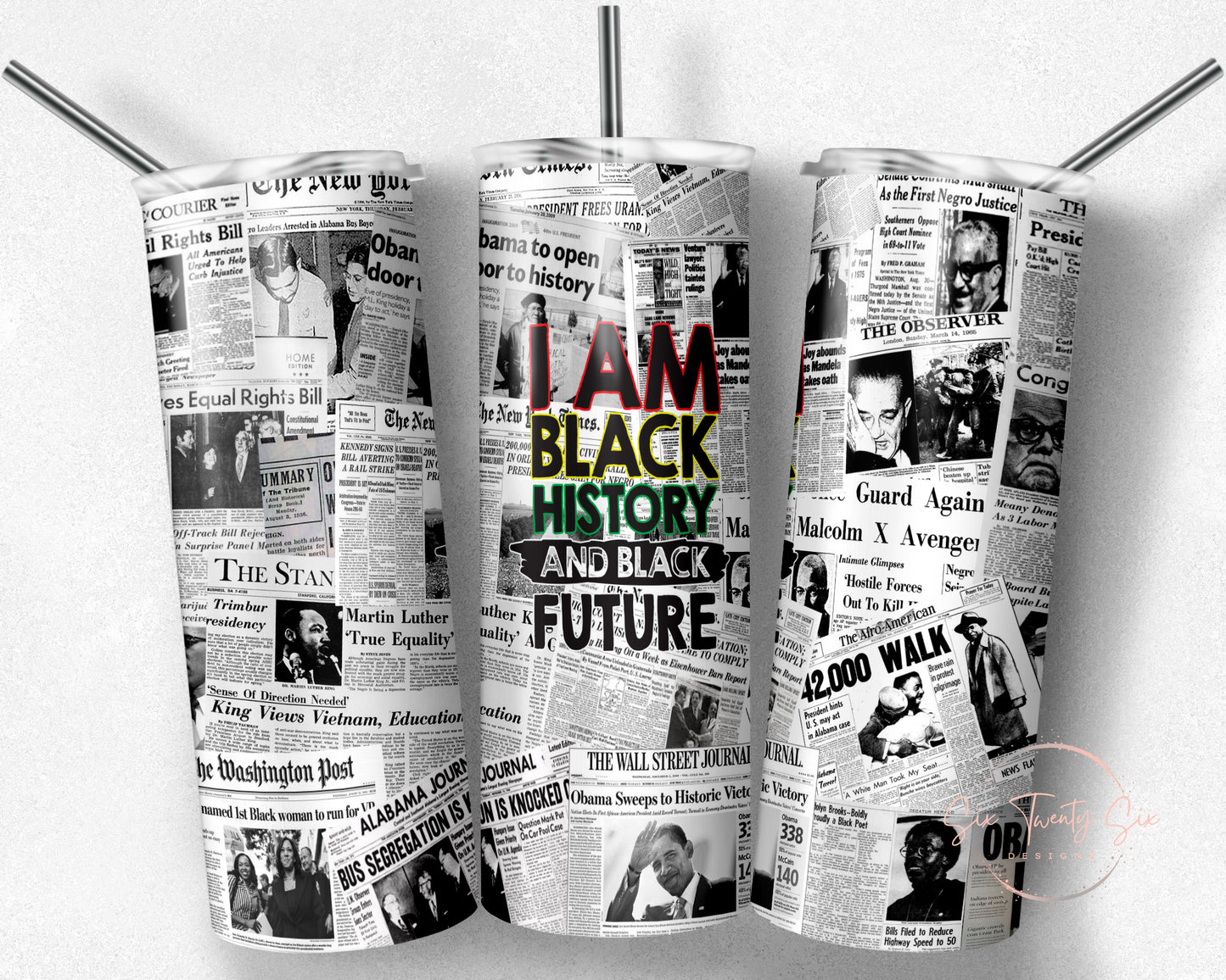 I Am Black History 0z Tumbler