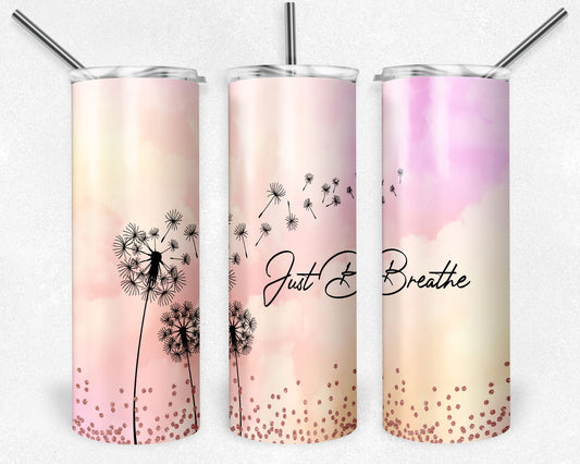 Just Breathe Tumbler