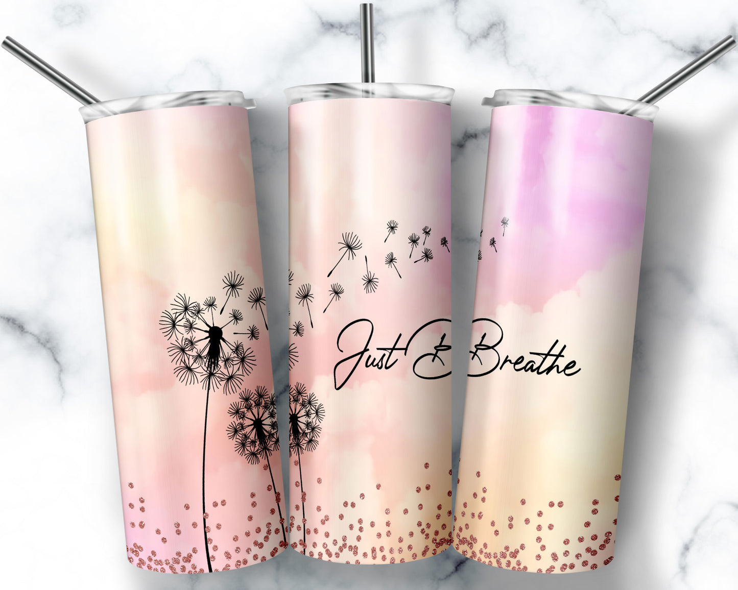 Just Breathe Tumbler