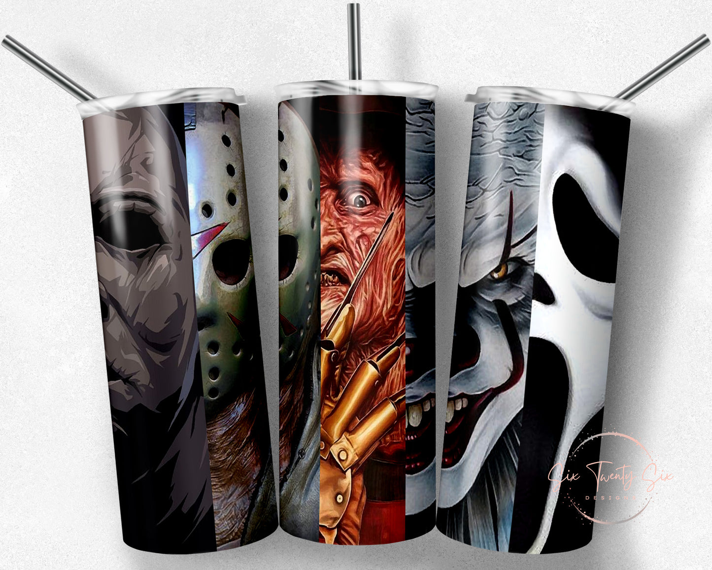 The Men of Horror Tumbler