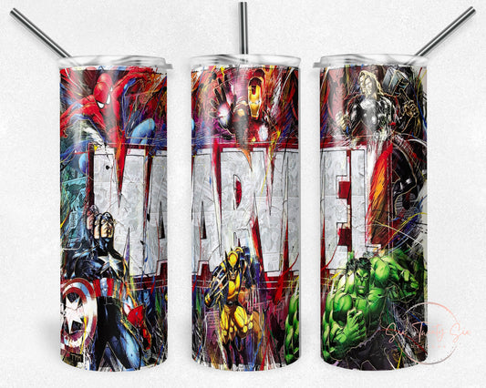 Super Hero Inspired Tumbler