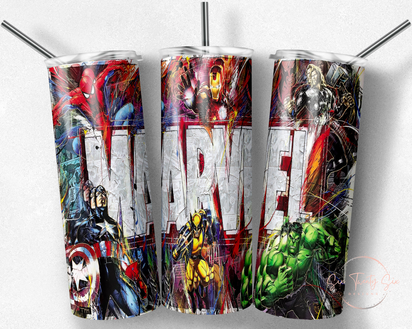 Super Hero Inspired Tumbler