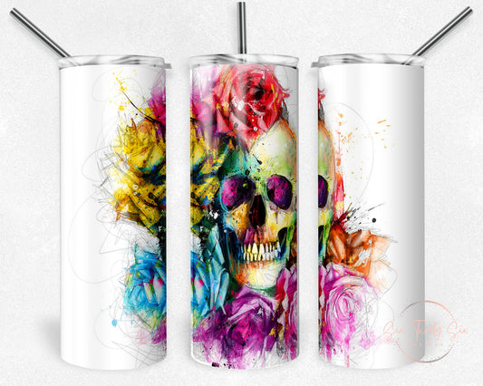 Skull of Roses Tumbler