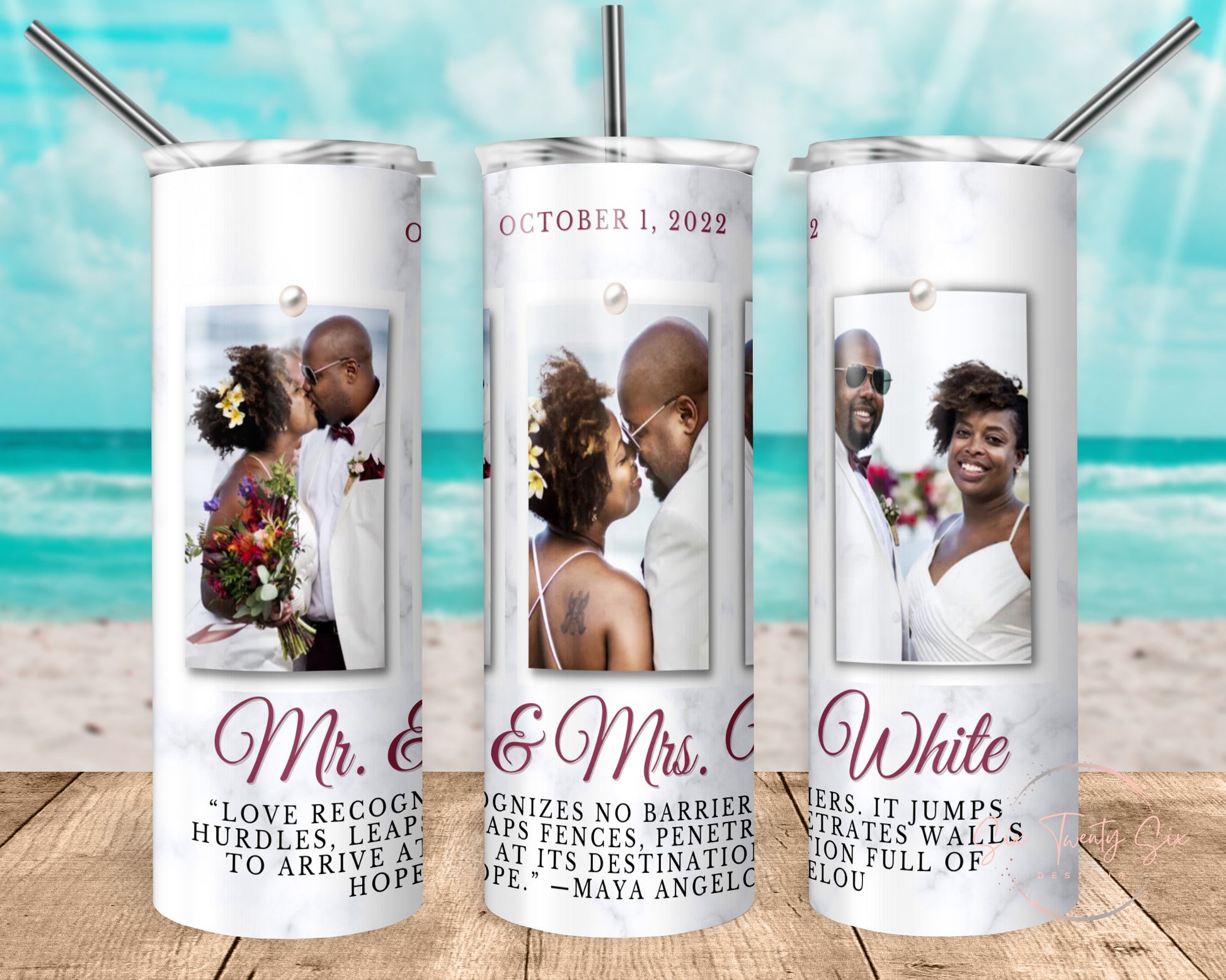 Mr and Mrs Epoxy Tumbler Set Bridal Gifts Newly Wed -   Wedding tumbler  cups, Wedding tumblers, Custom tumbler cups